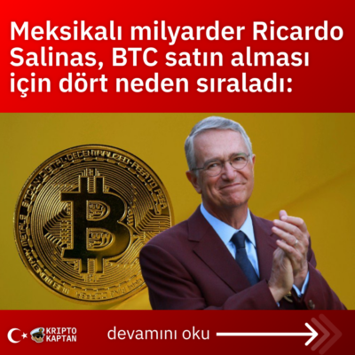 Meksikalı milyarder Ricardo Salinas, BTC satın alması için dört neden sıraladı: