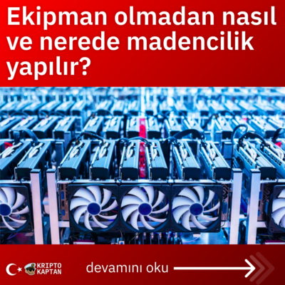 Ekipman olmadan nasıl ve nerede madencilik yapılır?