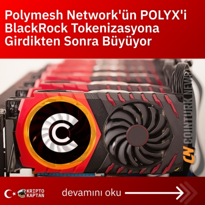 Polymesh Network’ün POLYX’i BlackRock Tokenizasyona Girdikten Sonra Büyüyor