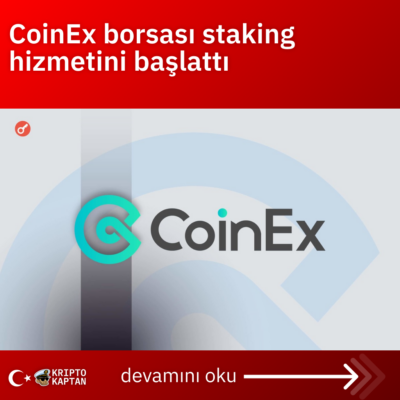 CoinEx borsası staking hizmetini başlattı
