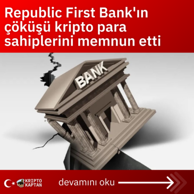 Republic First Bank’ın çöküşü kripto para sahiplerini memnun etti