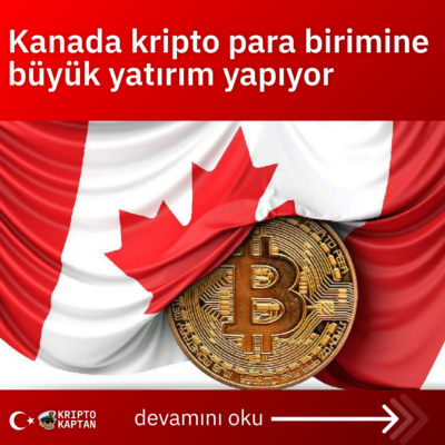 Kanada kripto para birimine büyük yatırım yapıyor