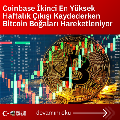 Coinbase İkinci En Yüksek Haftalık Çıkışı Kaydederken Bitcoin Boğaları Hareketleniyor