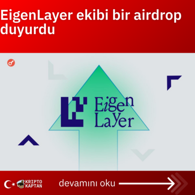 EigenLayer ekibi bir airdrop duyurdu