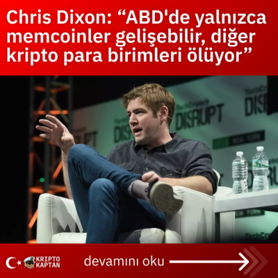 Chris Dixon: “ABD’de yalnızca memcoinler gelişebilir, diğer kripto para birimleri ölüyor”
