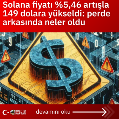 Solana fiyatı %5,46 artışla 149 dolara yükseldi: perde arkasında neler oldu