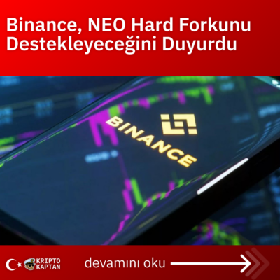 Binance, NEO Hard Forkunu Destekleyeceğini Duyurdu