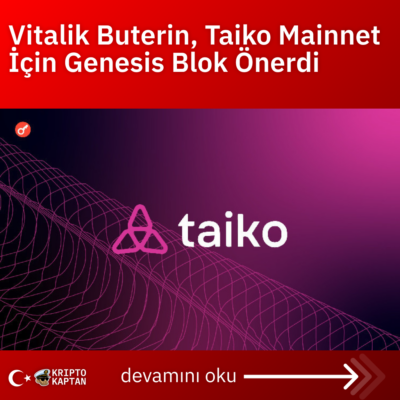 Vitalik Buterin, Taiko Mainnet İçin Genesis Blok Önerdi