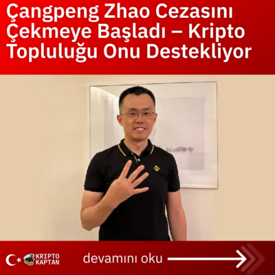 Çangpeng Zhao Cezasını Çekmeye Başladı – Kripto Topluluğu Onu Destekliyor