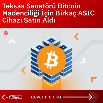 Teksas Senatörü Bitcoin Madenciliği İçin Birkaç ASIC Cihazı Satın Aldı