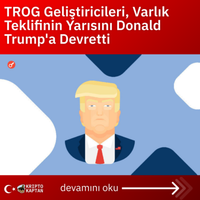 TROG Geliştiricileri, Varlık Teklifinin Yarısını Donald Trump’a Devretti