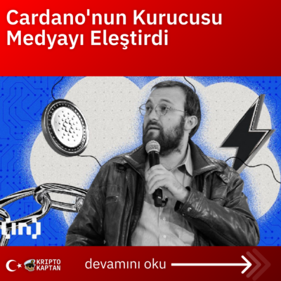 Cardano’nun Kurucusu Medyayı Eleştirdi