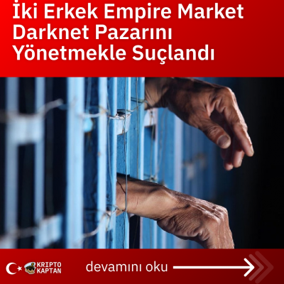 İki Erkek Empire Market Darknet Pazarını Yönetmekle Suçlandı