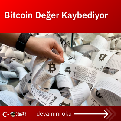 Bitcoin Değer Kaybediyor