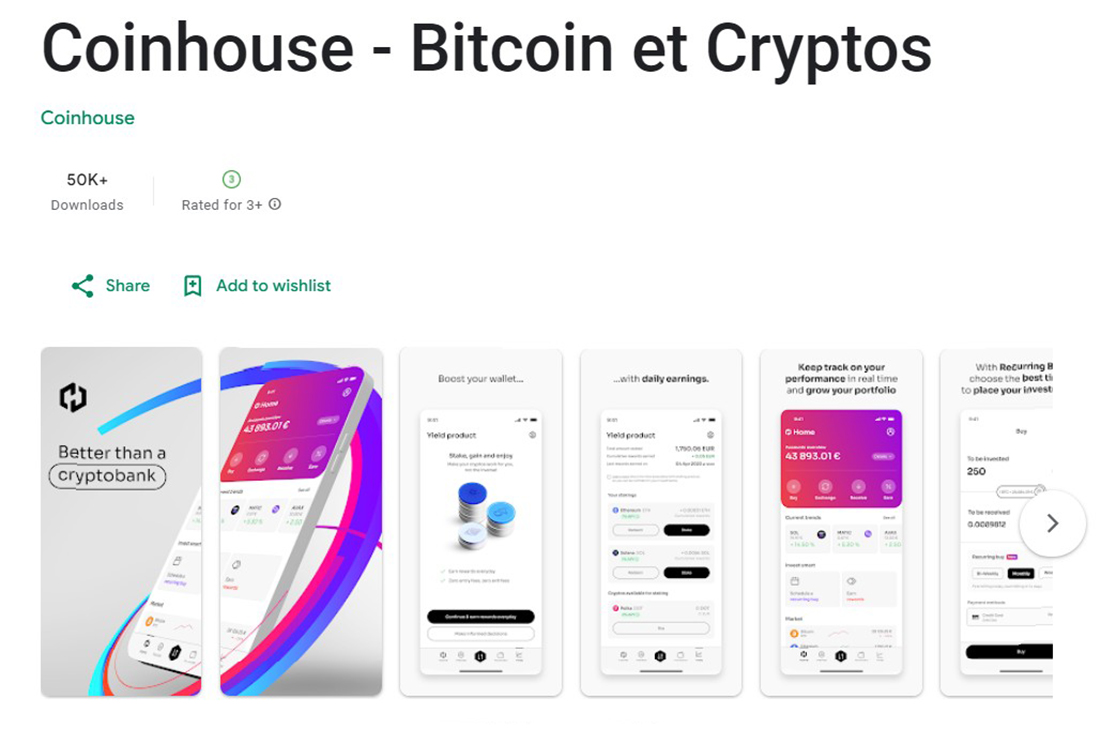 Coinhouse: Güvenilir ve Kullanıcı Dostu Kripto Cüzdanı