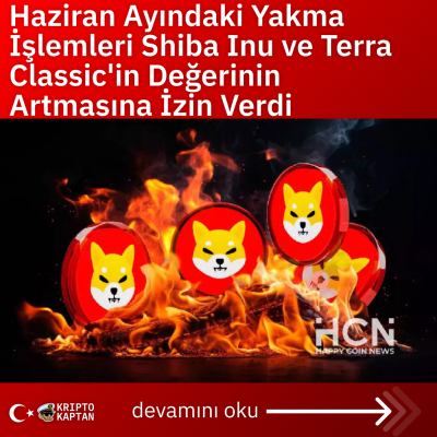 Haziran Ayındaki Yakma İşlemleri Shiba Inu ve Terra Classic’in Değerinin Artmasına İzin Verdi