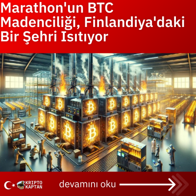 Marathon’un BTC Madenciliği, Finlandiya’daki Bir Şehri Isıtıyor