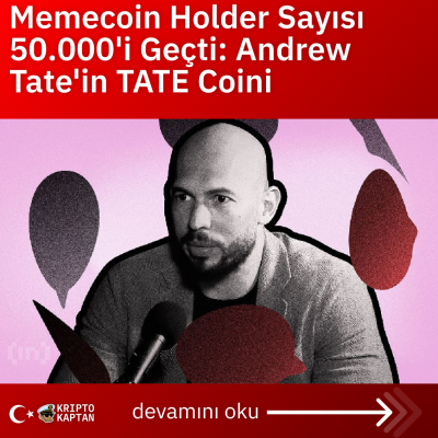 Memecoin Holder Sayısı 50.000’i Geçti: Andrew Tate’in TATE Coini