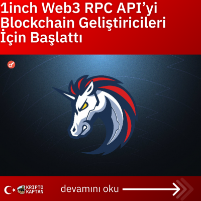1inch Web3 RPC API’yi Blockchain Geliştiricileri İçin Başlattı