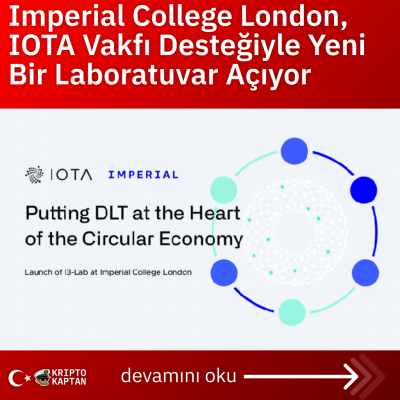 Imperial College London, IOTA Vakfı Desteğiyle Yeni Bir Laboratuvar Açıyor