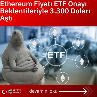 Ethereum Fiyatı ETF Onayı Beklentileriyle 3.300 Doları Aştı