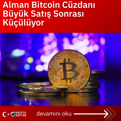 Alman Bitcoin Cüzdanı Büyük Satış Sonrası Küçülüyor