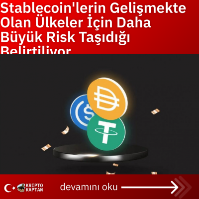 Stablecoin’lerin Gelişmekte Olan Ülkeler İçin Daha Büyük Risk Taşıdığı Belirtiliyor