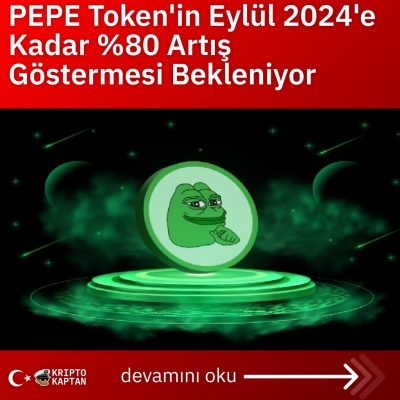 PEPE Token’in Eylül 2024’e Kadar %80 Artış Göstermesi Bekleniyor