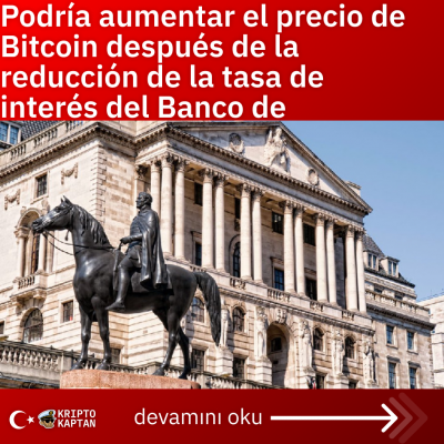 Podría aumentar el precio de Bitcoin después de la reducción de la tasa de interés del Banco de Inglaterra?