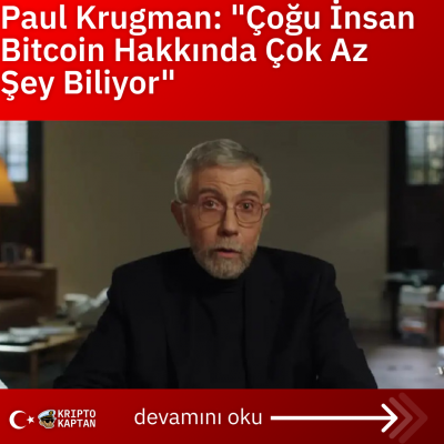 Paul Krugman: “Çoğu İnsan Bitcoin Hakkında Çok Az Şey Biliyor”