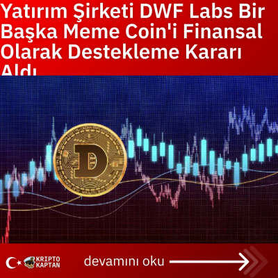 Yatırım Şirketi DWF Labs Bir Başka Meme Coin’i Finansal Olarak Destekleme Kararı Aldı