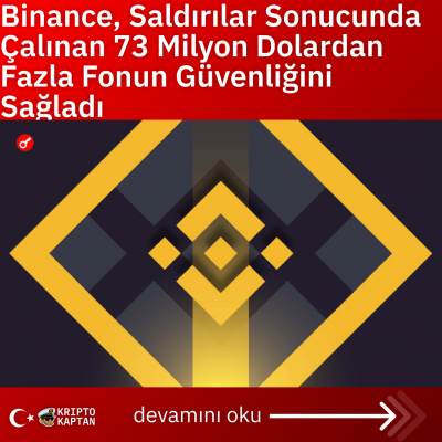 Binance, Saldırılar Sonucunda Çalınan 73 Milyon Dolardan Fazla Fonun Güvenliğini Sağladı