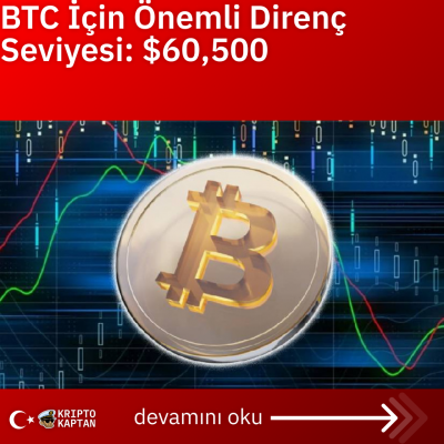 BTC İçin Önemli Direnç Seviyesi: $60,500