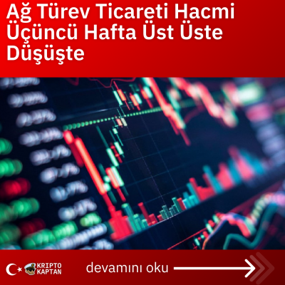 Ağ Türev Ticareti Hacmi Üçüncü Hafta Üst Üste Düşüşte