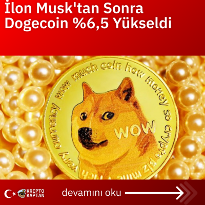 İlon Musk’tan Sonra Dogecoin %6,5 Yükseldi