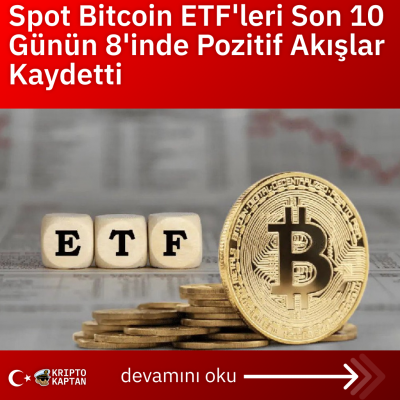 Spot Bitcoin ETF’leri Son 10 Günün 8’inde Pozitif Akışlar Kaydetti